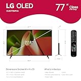 LG 77-Inch Class OLED B4 Series Smart TV 4K Processor Flat Screen with Magic Remote AI-Powered with Alexa Built-in (OLED77B4PUA, 2024)