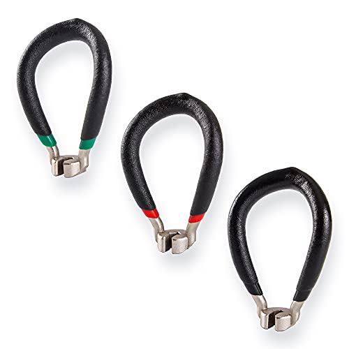 Bikehand Bike Wheel Spoke Wrench, Vinyl Coated, Heat Treated Steel, 80 Gauge, Color Coded