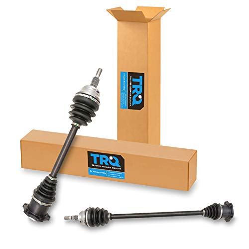 TRQ Front CV Axle Shaft Assembly Set Compatible with 2000-2002 Audi TT 1998-2005 Volkswagen Beetle 1999-2006 Golf 1999-2005 Jetta