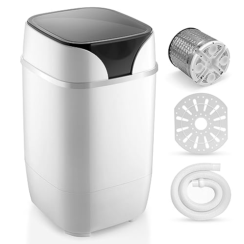 SereneLife PUCWM200 Portable Machine Full-Automatic Compact Washer with Washing Programs Ideal for RV, Dorm, Apartment (White)