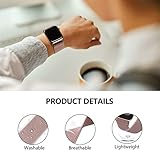 Stretchy Nylon Solo Loop Bands Compatible with Apple Watch 38mm 40mm 41mm 42mm 44mm 45mm 49mm, Sport Elastic Wristbands Women Men Straps for iWatch Series 9/8/7/6/5/4/3/2/1/SE/Ultra/Ultra 2, 4 Pack