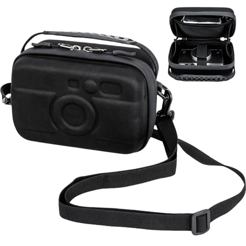 JJC Protective Carrying Case for Instax Mini EVO Mini Liplay,Compact Camera Travel Pouch for Fujifilm Fuji Instax Liplay EVO X100VI X100V X100F, Hard Camera Storage Bag with Handle Shoulder Strap