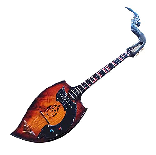 Isarn Acoustic Electric Phin 3 Strings, Thai Lao Asian Guitar Musical Instrument, Traditional Thailand Classical Musical Pin98