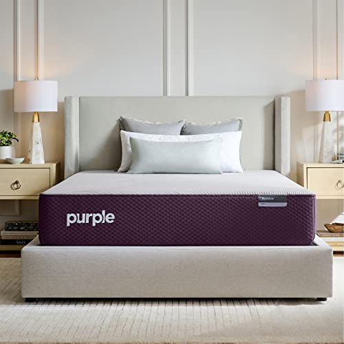 Purple Restore Soft Queen Mattress – 11.5" GelFlex Grid, Better Than Memory Foam, Temperature Neutral, Responsive, Breathable, Coil Core Support, Made in USA