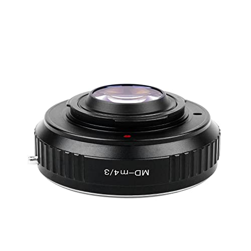 Pixco Speed Booster Focal Reducer Lens Adapter for Minolta MD Lens to Micro Four Thirds M43 Mount Cameras