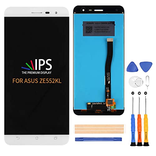 for Asus Zenfone 3 ze552kl Z012DE LCD Display Touch Screen Digitizer Parts Replacement(White)