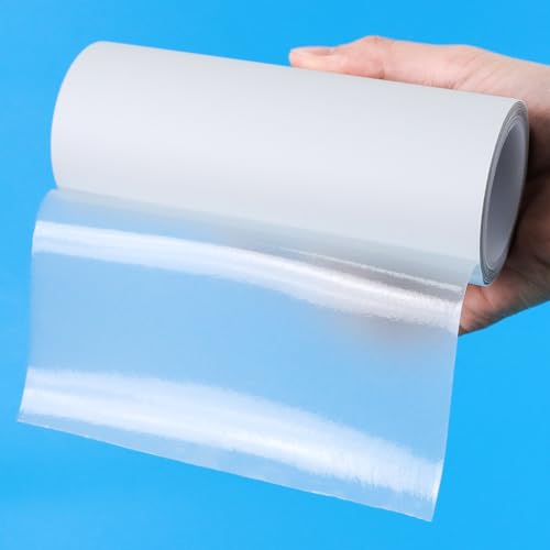 YINTTIAN Heavy Duty Clear Repair Tape for Bounce House, Pool, Tent, Leather, Waterproof Inflatable Repair Patch Kit for Tarp, Canopy and Boat Cover Outdoor, 5 Inch x 5FT