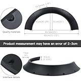 DEERMOTO Universal Fender Flares 4PCS Car Large Fender Wide Body Kit Flexible Wheel Arches Edge Trim Protector PP Material,Mustang Car,JDM Modern(84cm-Wide Body)