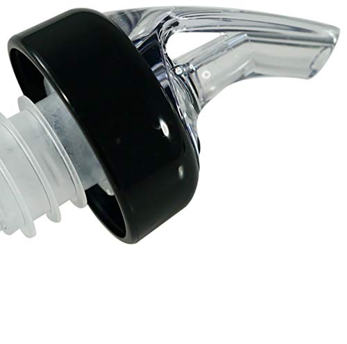 AmeriPour - Measured Pourer - Liquor Bottle Pourers - Collared - (3pk) Made 100% In The USA. Bar Spouts That Don't Leak - No Cracks, Just A Perfect Cocktail Pour Everytime. Great for Wine Too! (2oz)