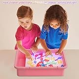 Light Table for Kids Manipulative | Sand Painting Light Box | Kids Light Table | Light Table Toys | Light Up Table for Kids | Sensory Light Table Accesories |3 Modes,10-Level Dimming18(Blue)