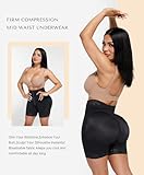 SHAPELLX Shapewear Tummy Control Butt Lifting Shapewear Tummy Control Butt Lifting Shorts (Black,Medium)