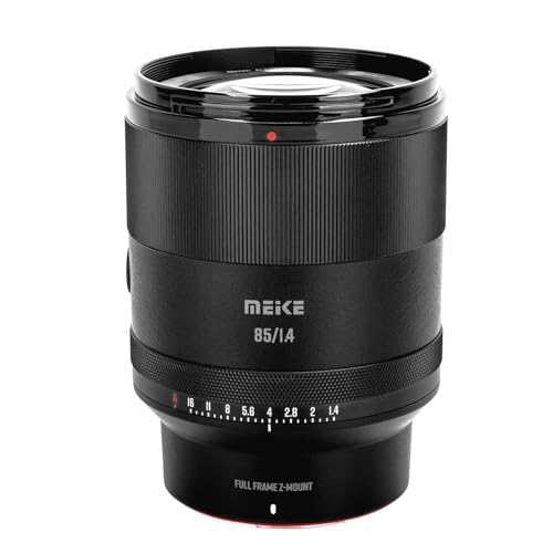 Meike 85mm F1.4 Auto Focus Large Aperture Full Frame STM Stepping Motor Medium Telephoto Prime Portrait Lens Compatible with Nikon Z Mount Cameras Z5 Z6 Z7 Z6II Z7II Z6III Z8 Z9 Z30 Z50 Z50II Zf