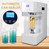 Mvckyi Can Seamer Aluminum Can Sealer, Bubble Tea Tin Can Bottle Sealing Machine with Smart Counter, Intelligent Bottle Pop Soda Beer Canning Sealer, 55 mm/2.2 inch Diameter, Height Adjustable