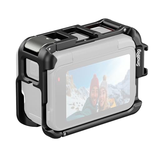 SmallRig Utility Frame Cage for Insta360 Ace Pro 2 / Ace Pro, Supports Horizontal and Vertical Shooting, Action Camera Mounting Frame with Mounting Claw and Cold Shoe for Video Light Microphone - 5000