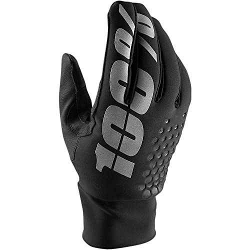 100% HYDROMATIC BRISKER Cold Weather Motocross and Snowmobile Gloves - Snow & Water Resistant MX & Powersport Racing Protective Gear