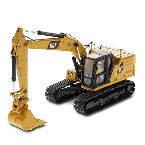 Diecast Masters Cat Caterpillar 323 Hydraulic Excavator Next Generation Design w/Operator & 4 Work Tools High Line Series 1/50 Diecast Model 85657