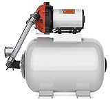 SEAFLO Marine Water Pump, 24V DC, 60 PSI, 5.5 GPM, 2 Gallon Accumulator Tank System