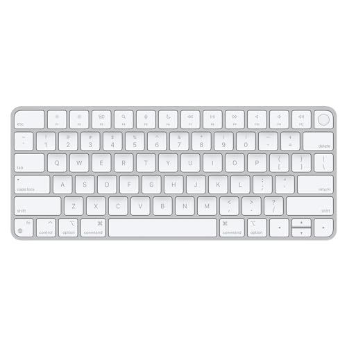 Apple Magic Keyboard with Touch ID for Mac Models with Apple Silicon (QWERTY English) Silver (Renewed)