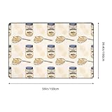 Peanuts Area Rugs for Living Room Bedroom - Washable Soft 3x5 Throw Rugs Non-Slip Carpet, Indoor Floor Rug Bedroom Decor Aesthetic 60x39 inch