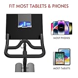 Crostice Tablet Holder Mount Compatible with Peloton Bike & Bike Plus & Row & Tread, Holder for iPad, Phone/Tablet Stand for Most Exercise Bicycle & Treadmill Accessories