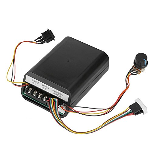 Hilitand Motor Speed Controller, DC 10-55V 40A Digital Display DC Motor Speed Control CW CCW Reversible Switch for Controlling DC Motor Speed