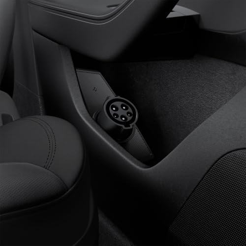 Spigen SAE J1772 Charging Adapter Door Dock Designed for All Tesla Model 3 [Compatible with Tesla Model 3 2025/2024 Refresh (Highland)] (SAE J1772 Charging Adapter NOT Included) (Carbon Edition)