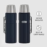 THERMOS Stainless King Vacuum-Insulated Beverage Bottle, 68 Ounce, Midnight Blue