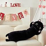 MaoGoLan Long Cat Pillow for Kids, 44'' Big Cat Stuffed Animal for Adults, Long Cat Body Pillow for Girl,Large Kitten Plush Throw Pillow Doll Big Plush Toys