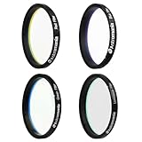 Astromania Deluxe Telescope LRGB 2 Inch Filter Set - Planet Colour Filters for Use with Monochrome CCD Cameras - Give Stunning and Excellent Astrophotographic Results