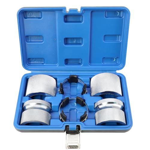 DPTOOL Motorcycle Fork Seal Driver Tool Kit, Universal Adjustable Motorbike Bike Fork Seal Installation Split Adapters Set 33mm-45mm, 45mm-55mm
