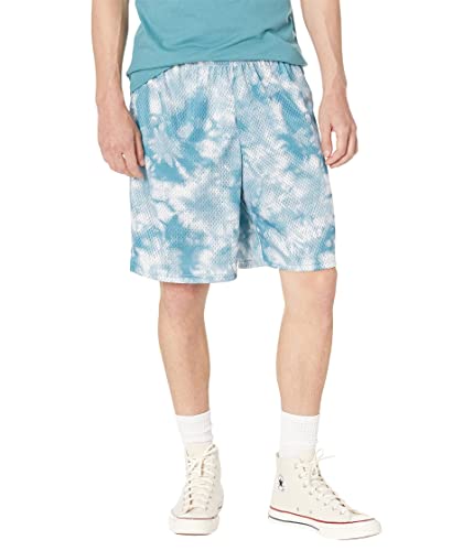 Champion Classic Mesh Shorts - Print Crush Dye Aqua Tonic SM