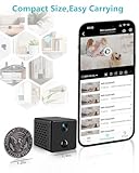 WiFi Mini Camera | Hidden Spy Camera | Free Cloud Storage & 32G SD Card, 2024 4K HD Smallest Cam, 150 Days Standby Time, Surveillance Wireless Camera with AI Motion Detection, Auto Night Vision