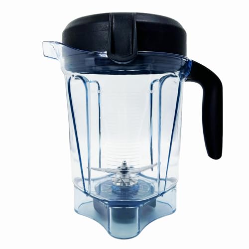 Replacement Pitcher for Vitamix Blender 64oz Low-Profile,fit for Vitamix 750 5300 5200 5000 7500 6300 Vm0102 Vm0103 Vm0197 E310 G/Classic C/Explorian/Commercial series etc