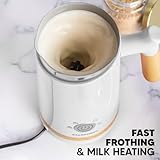 Starument Electric Milk Frother - Automatic Milk Foamer & Heater for Coffee, Latte, Cappuccino, Other Creamy Drinks - 4 Settings for Cold Foam, Airy Milk Foam, Dense Foam & Warm Milk - Easy to Use