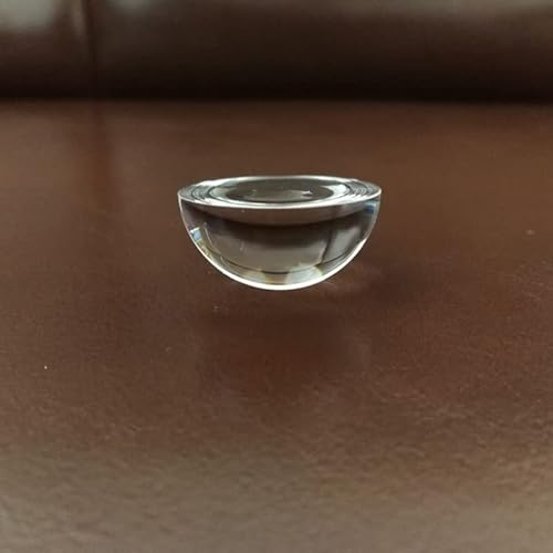 Southst 3mm 5mm 8mm Mini Optical Quartz Glass Hemisphere Plano Convex LED Condensing Lens DIY Telescop Objective Glass Half Sphere (Diameter: 2mm)