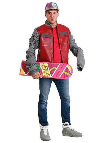 Fun Costumes Back to The Future Marty McFly Jacket Costume - Medium - Red