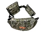 MOJO Outdoors Dove Hunting Game Belt Bag - Waterproof Hunting Fanny Pack with Handy Cell Phone Pocket - Original Bottom Land Camo