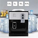 EWANYO Top Loading Water Cooler Water Dispenser Countertop Water Cooler Dispenser- Hot Cold and Room Temperature Water, Holds 1.2 to 5 Gallon Bottles for Home/Office/Dormitory Use