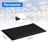 Anti Static and Fatigue Floor Mat 3Ft x 6Ft x 7/8in Thick Industrial Anti Fatigue Floor Mat Anti Static Floor Mat Safety Standing Support for Leg & Back Pain