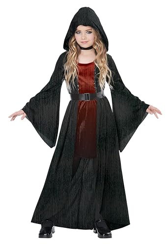 California Costume Girl's Hooded Vampire Dress Costume