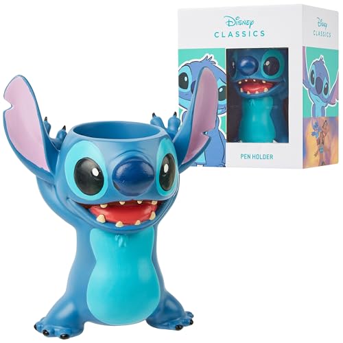 Disney Stitch 3D Pen Holder for Desk, Cute Pencil Holder Desk Organizer for Office, Home Storage Box, Secret Santa Gifts