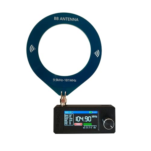 Upgraded Portable SI4732 Mini Radio with 1.9 Inch IPS Color Screen and Long Battery Life,Portable AM FM LSB USB Transistor Radios, AM/FM Pocket Radios Receiver,Headphones with Headphone Amplifier