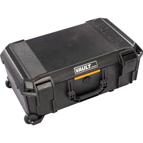 Pelican Vault - v525 Case with Padded Dividers for Camera, Drone, Equipment, Electronics, and Gear (Black)