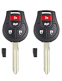 TG Auto Keyless 315Mhz Keyless Entry Remote Control Car Key Fob For 2003-2016 Nissan Infiniti CWTWB1U751 ID46/7936 (2 Pack)