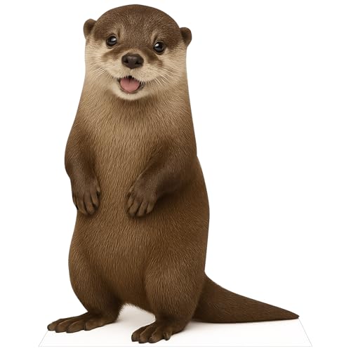 EnjoyView Otter 2FT Life Size Cardboard Cutout, Fun Animal Standup, Perfect for Events, Party Decor, Birthday and Photos, 1 PC