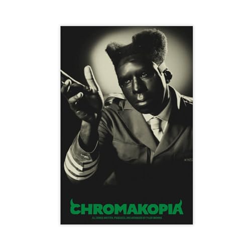 Tyler Album Poster The Creator Posters New Album CHROMAKOPIA Vintage Hiphop Music Album Canvas Wall Art for Modern Bedroom Living Room Dorm Office Classroom Decor Unframe-style12x18inch(30x45cm)