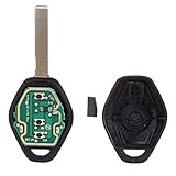 ECCPP Uncut keyless 315MHz / 433MHz Keyless Key Fob for EWS System(44Chip Inside) 315MHZ Replacement for BMW E81 E46 E39 E63 E38 E83 E53 E36 E85 HU92 LX8FZV FCC LX8 FZV LX8FZV 6955750