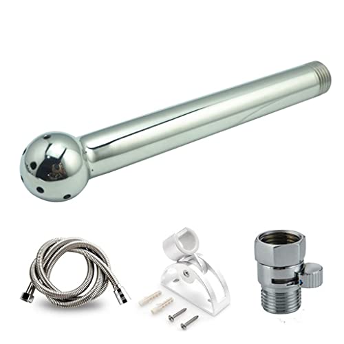 1 Set Bidet Shower Head Portable Bidet Sprayer Handheld Toilet Spray Anal Hygienic Shower Anus Shower Cleaning (Color : A, Size : One Size) (.B One Size)