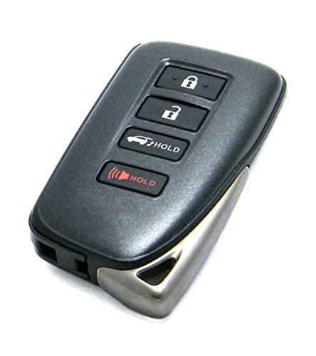 OEM Electronic 4-Button Smart Key Fob Remote Compatible with 2015-2020 Lexus NX & LX570 (FCC ID: HYQ14FBA, P/N: 89904-78470)