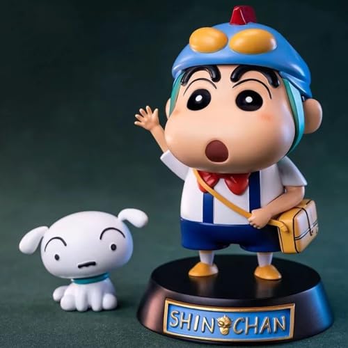 Heigguoj Crayon Shin chan Figure,Anime Figure Environmental PVC Collection Statue Model Decoration Exquisite Birthday Gift